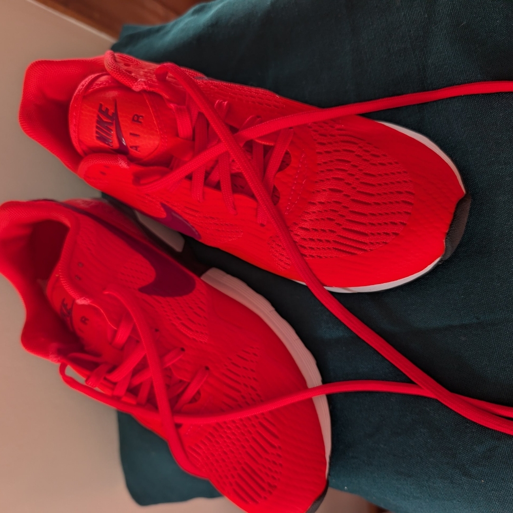 Nike Air Red and White Sneakers